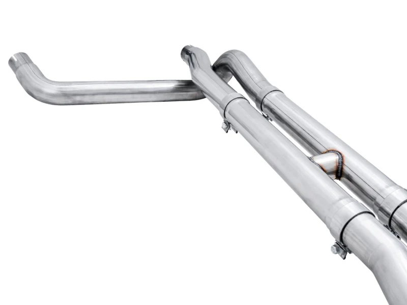 AWE Tuning 22-23 GMC Sierra 1500 AT4X 6.2L 0FG Catback Split Dual (Flat Bumper) - Bashguard(No Tips) - Image 12