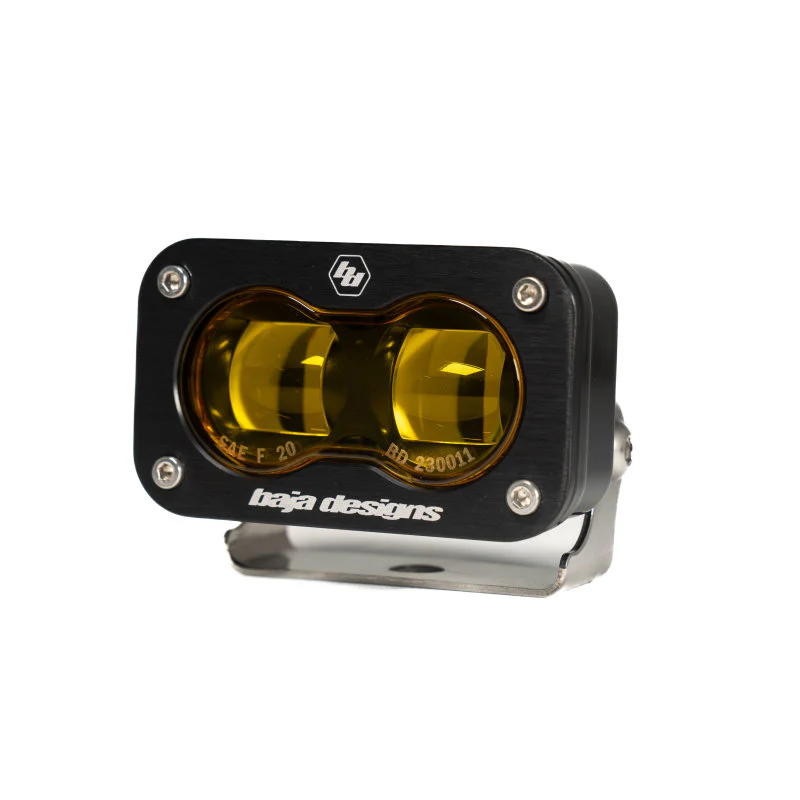 Baja Designs 19-22 Dodge RAM 1500 Rebel / 21-22 1500 TRX S2 SAE Dual Fog Pocket Light Kit - Amber - Image 3