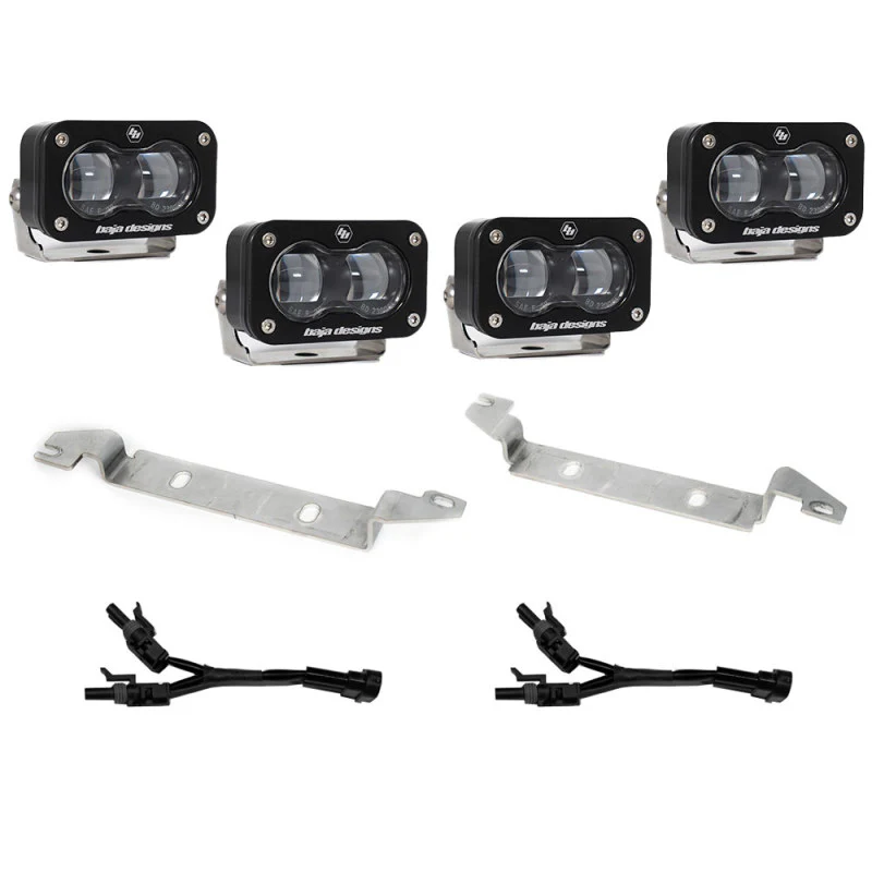 Baja Designs 2022+ Toyota Tundra S2 SAE OEM Fog Light Replacement Kit - Clear - Image 6