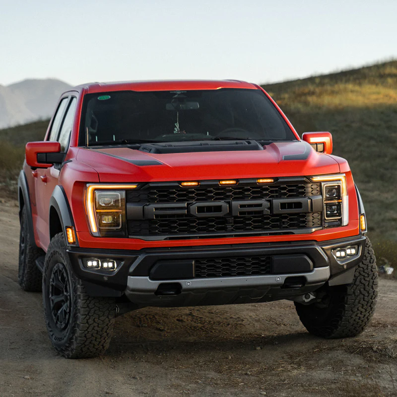 Baja Designs 21-22 Ford F-150 Raptor S2 SAE Dual Fog Pocket Light Kit - Clear - Image 2