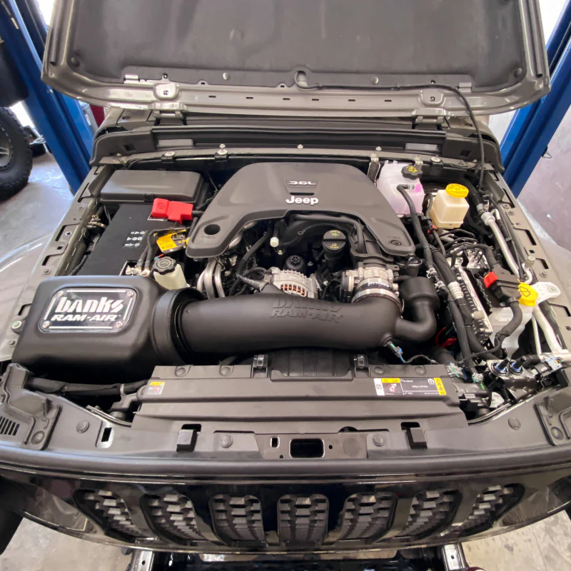 Banks Power 18-20 Jeep 3.6L Wrangler (JL) Ram-Air Intake System - Dry Filter - Image 9