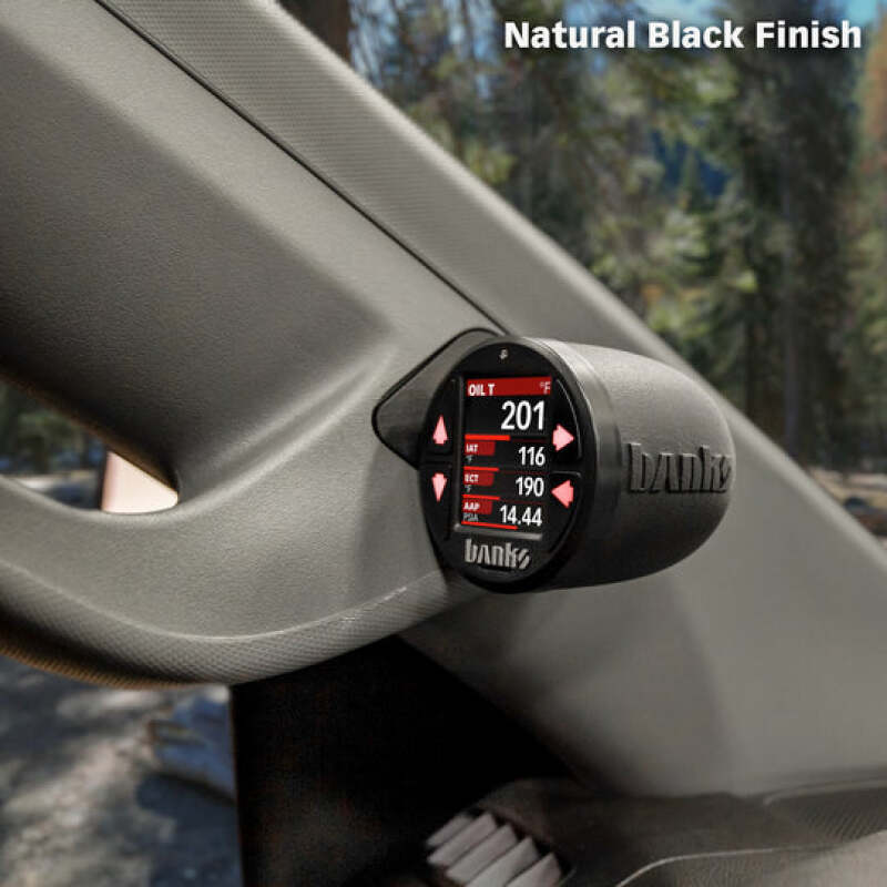Banks Power 19-21 Chevy/GMC 1500 20-22 Chevy/GMC 2500/3500 iDash Stealth Pod Mount - Single Gauge - Image 4