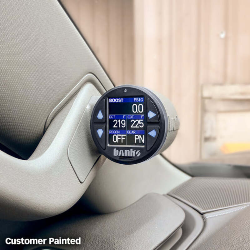 Banks Power 2022+ Chevrolet 1500 / 2024+ Chevrolet 2500/3500 iDash Stealth Pod Mount - Single Gauge - Image 3