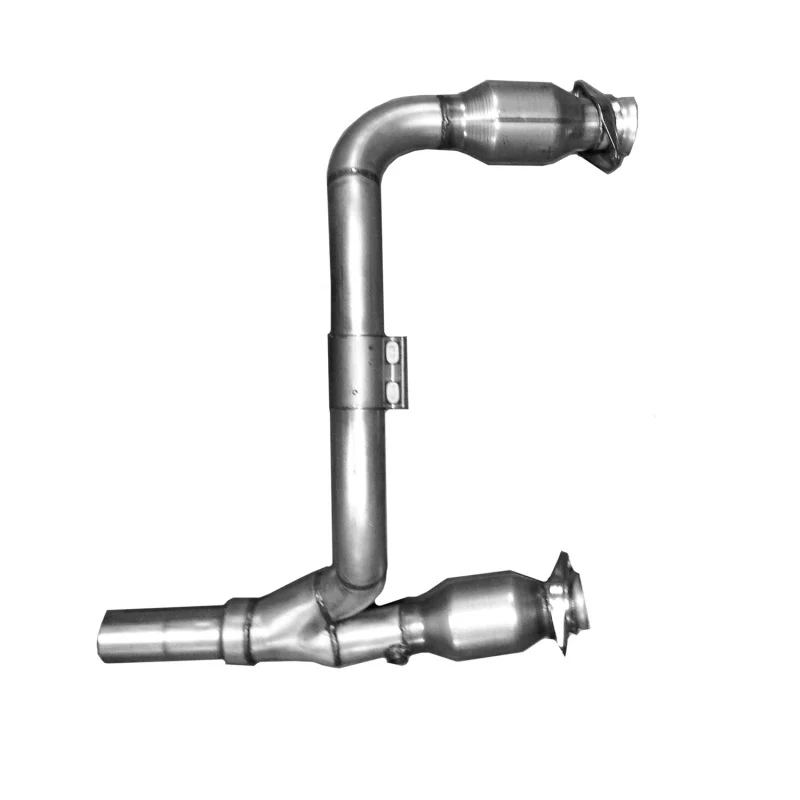 BBK 07-11 Jeep 3.8 V6 Long Tube Exhaust Headers And Y Pipe And Converters - 1-5/8 Silver Ceramic - Image 3