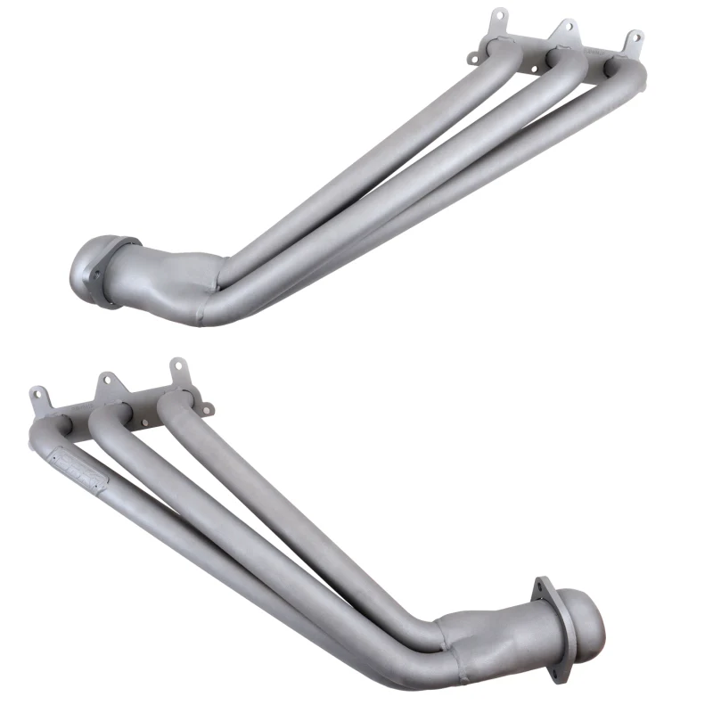 BBK 10-11 Camaro V6 Long Tube Exhaust Headers With Converters - 1-5/8 Chrome - Image 12