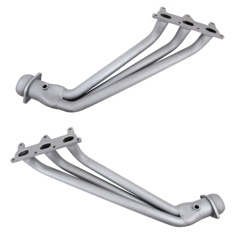 BBK 10-11 Camaro V6 Long Tube Exhaust Headers With Converters - 1-5/8 Chrome - Image 6