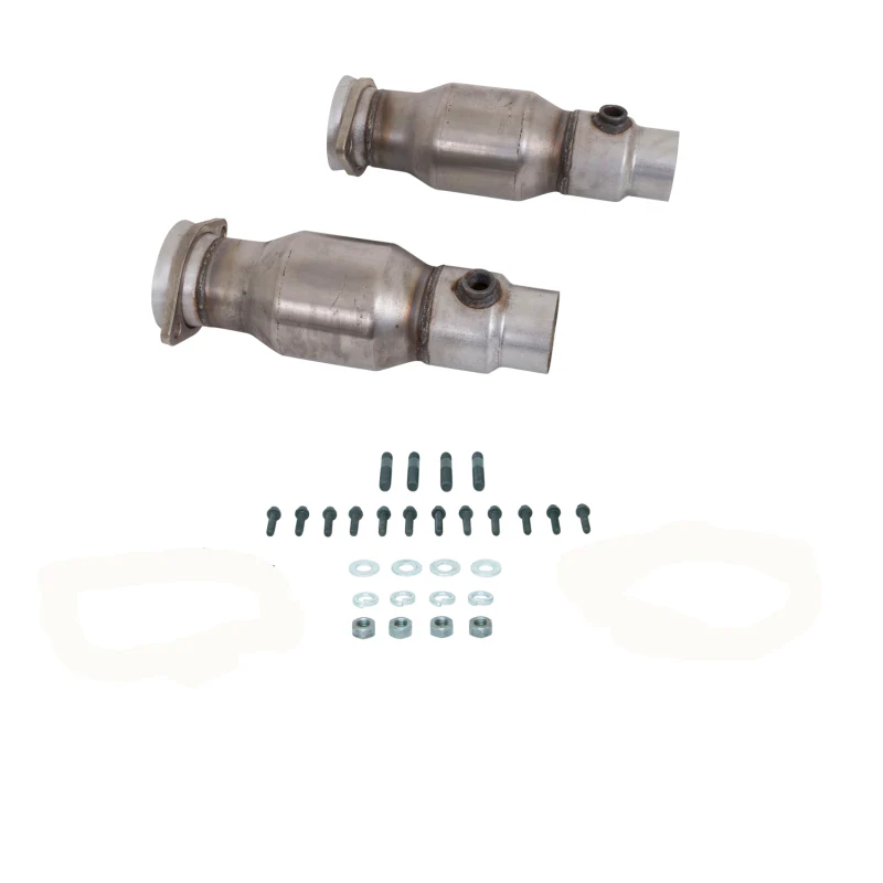 BBK 10-15 Camaro LS3 L99 Long Tube Exhaust Headers With Converters - 1-3/4 Chrome - Image 13