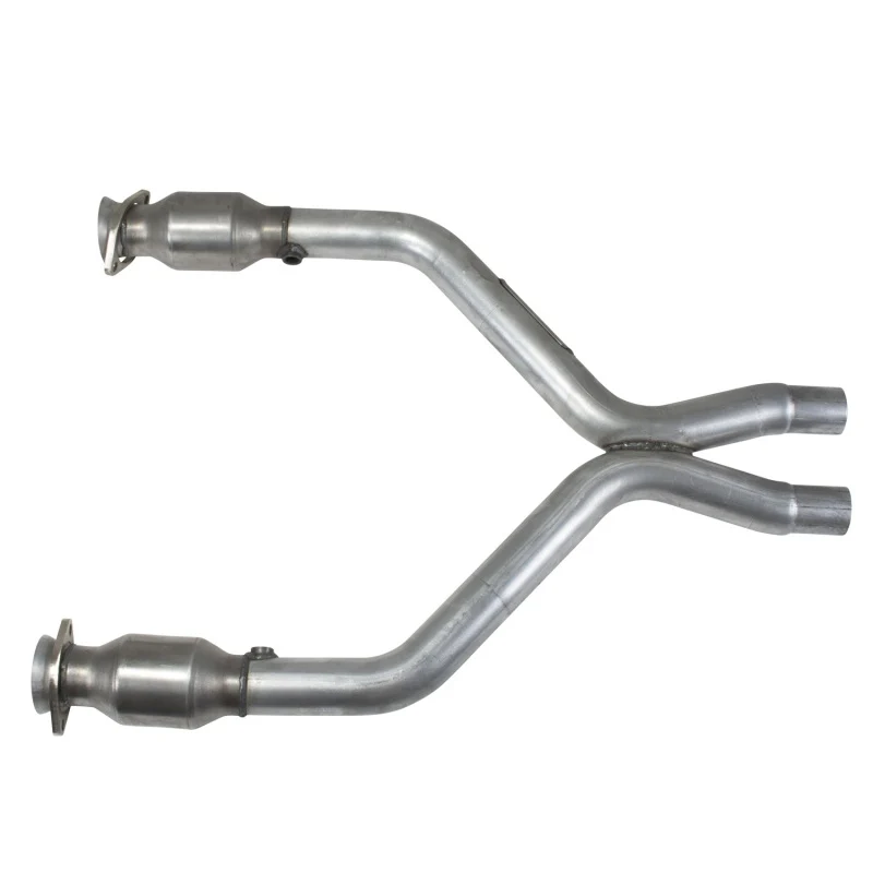 BBK 11-14 Mustang 3.7 V6 Short Mid X Pipe With Catalytic Converters 2-1/2 For BBK Long Tube Headers - Image 3