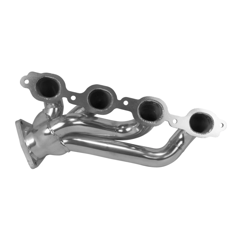 BBK 14-18 GM Truck 5.3/6.2 1 3/4in Shorty Tuned Length Headers - Polished Silver Ceramic - Image 13