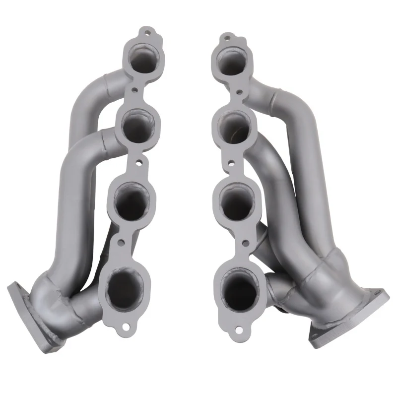 BBK 14-18 GM Truck 5.3/6.2 1 3/4in Shorty Tuned Length Headers - Titanium Ceramic - Image 10