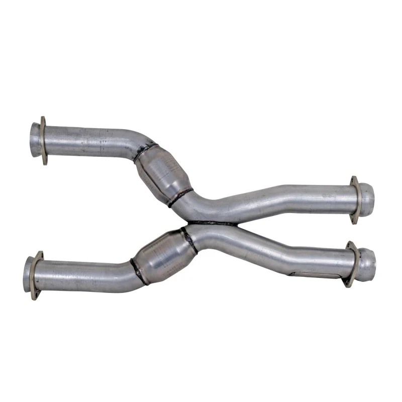 BBK 79-04 Mustang Coyote Swap Short Mid X Pipe w Catalytic Converters 3.0 For BBK Long Tube Headers - Image 3