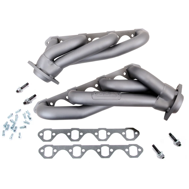 BBK 79-93 Mustang 5.0 Shorty Unequal Length Exhaust Headers - 1-5/8 Titanium Ceramic - Image 2