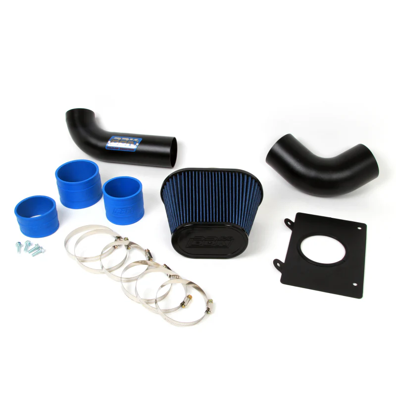 BBK 86-93 Mustang 5.0 Cold Air Intake Kit - Fenderwell Style - Blackout Finish - Image 2