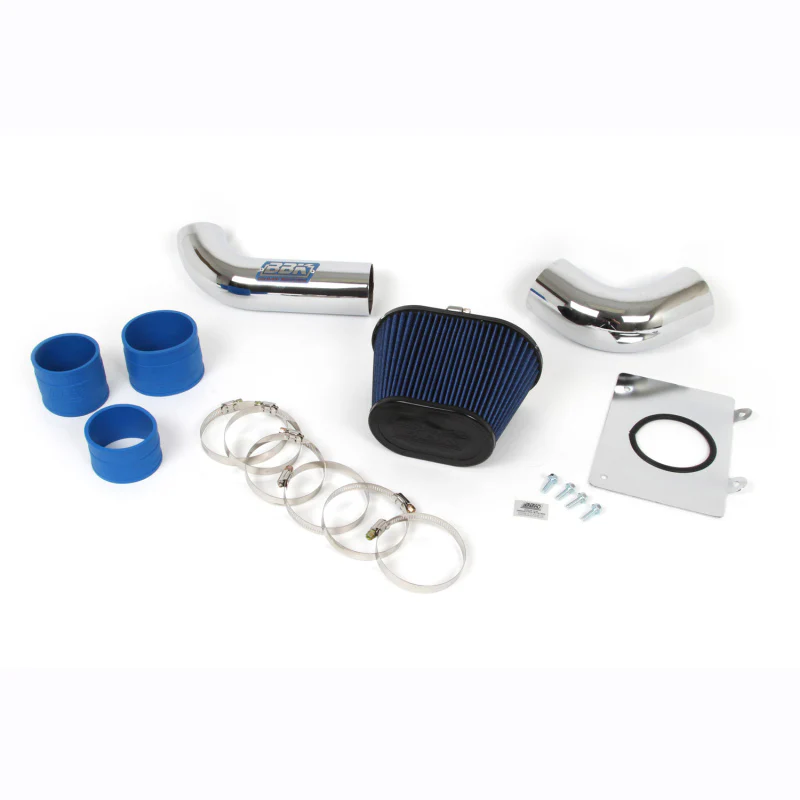 BBK 86-93 Mustang 5.0 Cold Air Intake Kit - Fenderwell Style - Chrome Finish - Image 2