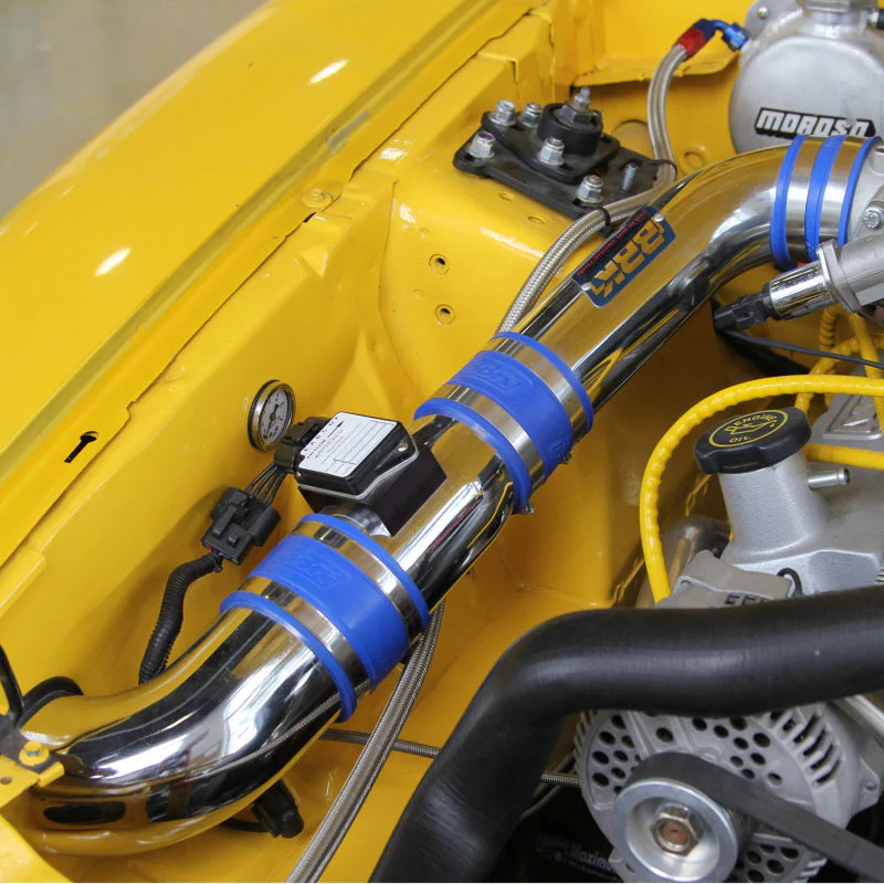 BBK 86-93 Mustang 5.0 Cold Air Intake Kit - Fenderwell Style - Chrome Finish - Image 3