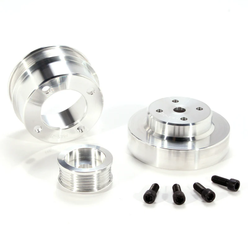 BBK 86-93 Mustang 5.0 Underdrive Pulley Kit - Lightweight CNC Billet Aluminum (3pc) - Image 11