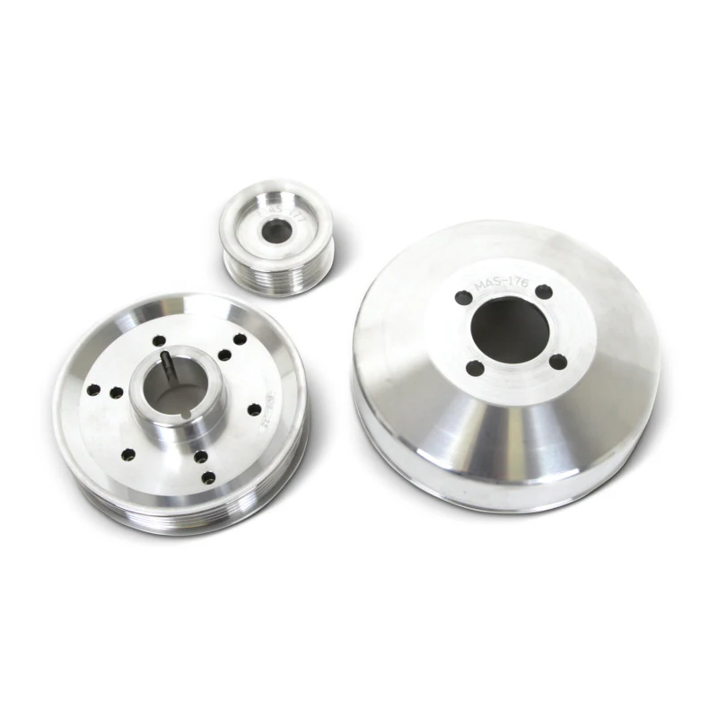 BBK 96-01 Mustang 4.6 GT Cobra Underdrive Pulley Kit - Lightweight CNC Billet Aluminum (3pc) - Image 6