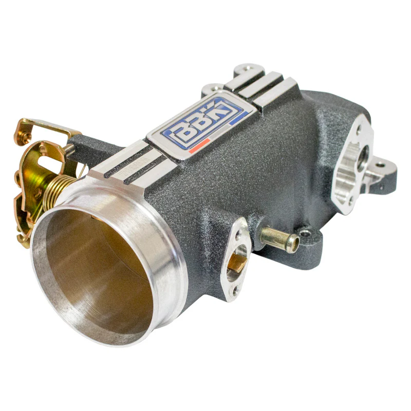 BBK 96-04 Mustang 4.6 GT 78mm Throttle Intake BBK Power Plus Series - Charcoal - Image 2