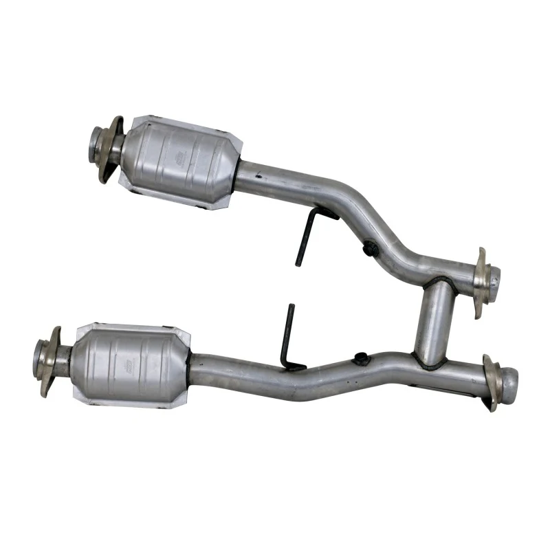 BBK 96-04 Mustang 4.6 GT / Cobra Short Mid H Pipe w Catalytic Converters 2-1/2 For Long Tube Headers - Image 8