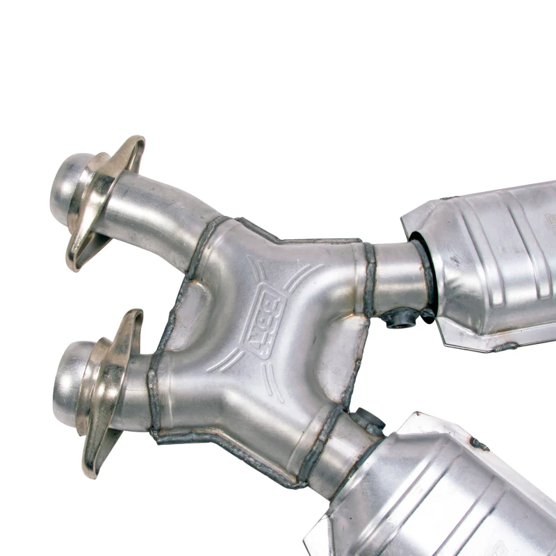 BBK 96-04 Mustang 4.6 GT / Cobra Short Mid X Pipe w Catalytic Converters 2-1/2 For Long Tube Headers - Image 6