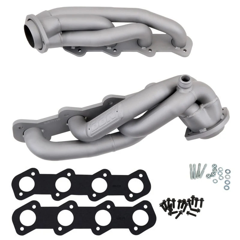 BBK 99-03 Ford F Series Truck 5.4 Shorty Tuned Length Exhaust Headers - 1-5/8 Titanium Ceramic - Image 2