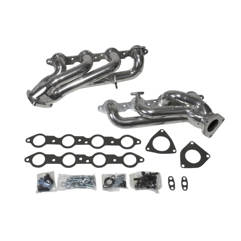 BBK 99-04 GM Truck SUV 4.8 5.3 Shorty Tuned Length Exhaust Headers - 1-3/4 Titanium Ceramic - Image 2
