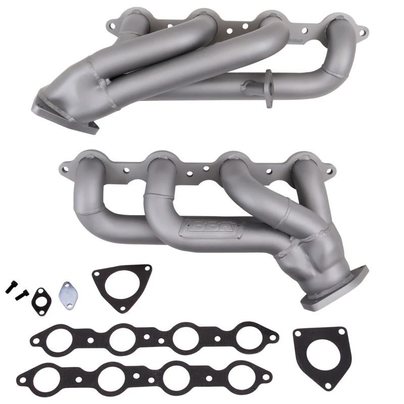 BBK 99-04 GM Truck SUV 6.0 Shorty Tuned Length Exhaust Headers - 1-3/4 Titanium Ceramic - Image 2