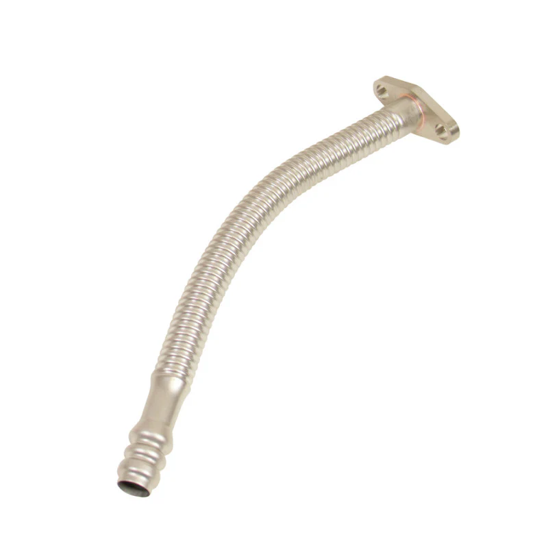 BD Diesel Flexible 12in Turbo Oil Drain Line - Image 5