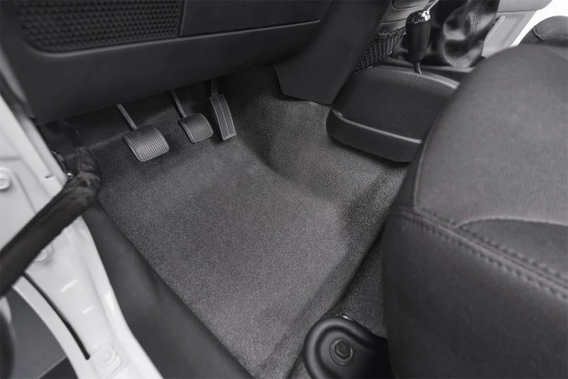 BedRug 07-16 Jeep JK Unlimited 4Dr Front 4pc BedTred Floor Kit (Incl Heat Shields) - Image 3