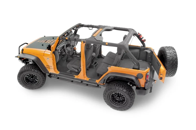 BedRug 07-16 Jeep JK Unlimited 4Dr Front 4pc BedTred Floor Kit (Incl Heat Shields) - Image 5