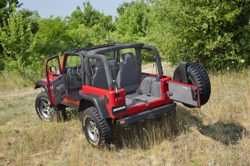 BedRug 97-06 Jeep TJ Rear Cargo Kit (Incl Tailgate) - Image 2