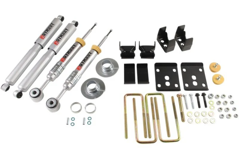 Belltech 09-13 Ford F150 Ext&Quad Cab Short Bed 2WD Lowering Kit w/ SP Shocks 5.5in R Drop - Image 2