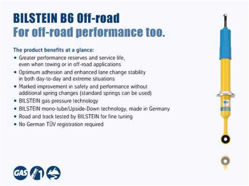 Bilstein 4600 Series 2016+ Toyota Tacoma 4x4 Rear Monotube Shock Absorber - Image 5