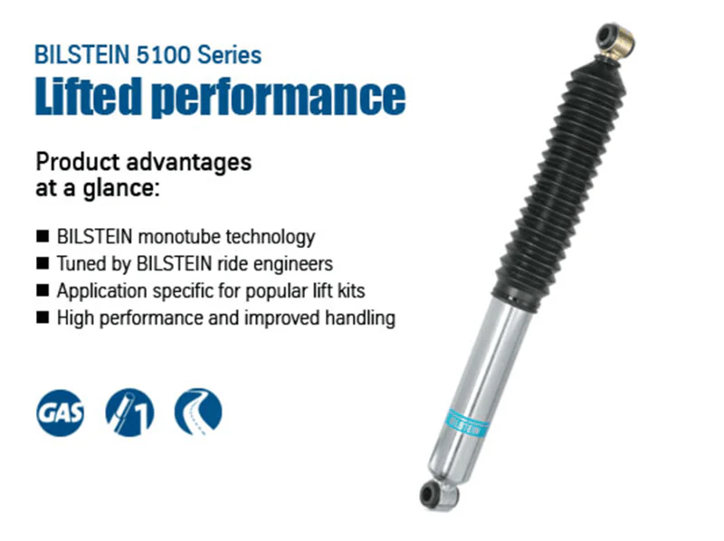 Bilstein 5100 Series 14-18 Dodge Ram 2500 Rear 46mm Monotube Shock Absorber - Image 4