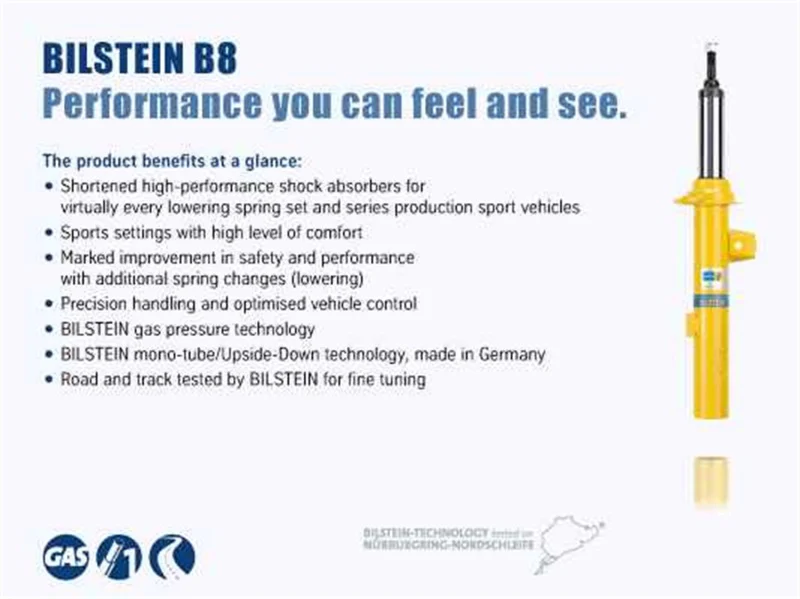 Bilstein 5100 Series 2014 Ford F-150 2WD Rear Shock Absorber 0-1in Lift - Image 2