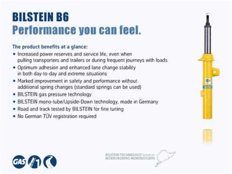 Bilstein B6 (HD) Series 97-02 Freightliner X-Line 46mm Rear Monotube Shock Absorber - Image 2
