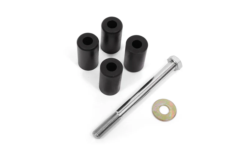 BMR 15-18 Ford Mustang S550 Rear Cradle Bushing Kit w/ Centering Sleeves- Black - Image 2