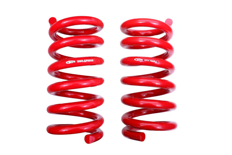 BMR 18-20 S550 Mustang GT MagneRide/15-20 GT350 Lowering Spring Set of Rear only - Red - Image 2