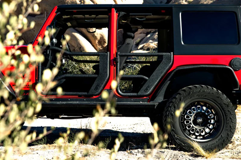 Body Armor 4x4 07-18 Jeep Wrangler JK Tube Doors Rear Pair - Image 3