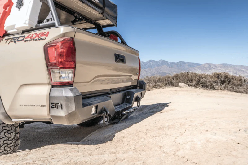 Body Armor 4x4 2016+ Toyota Tacoma Pro Series Rear Bumper - Image 3