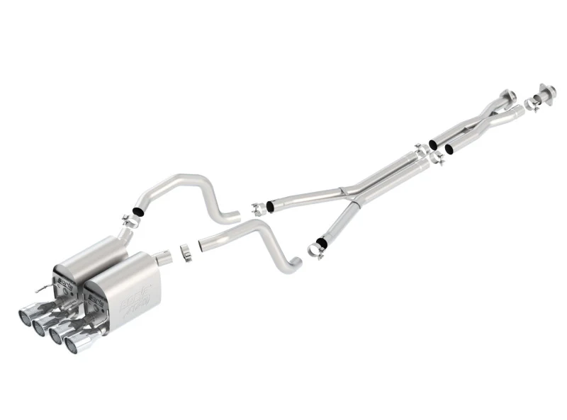 Borla 05-08 Chevrolet Corvette Coupe/Convertible 2dr 6.2L 8cyl AT/MT 6spd ATAK SS Catback Exhaust - Image 3