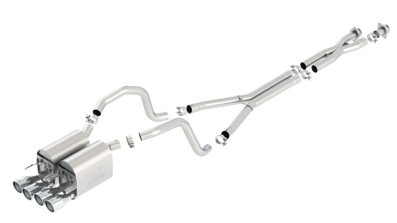 Borla 05-08 Chevrolet Corvette Coupe/Convertible 2dr 6.2L 8cyl AT/MT 6spd ATAK SS Catback Exhaust - Image 4