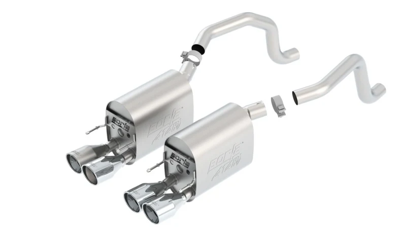 Borla 09-12 Chevy Corvette C6 Coupe/Convertible 6.2L 8cyl Aggressive ATAK Exhaust - Image 4