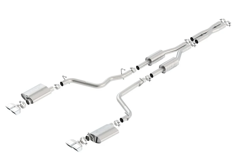 Borla 09-14 Dodge Challenger R/T 5.7L RWD 2Dr. 2.5in. ATAK CB Exhaust - Dual Split Rear Exit - Image 3