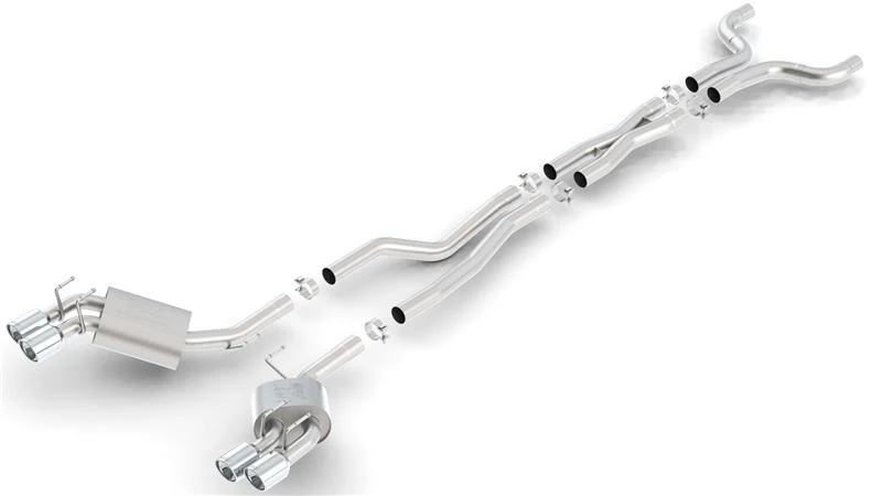 Borla 12-14 Chevrolet Camaro ZL1 Coupe 6.2L 8cyl AT/MT 6spd RWD Aggressive ATAK Catback Exhaust - Image 3