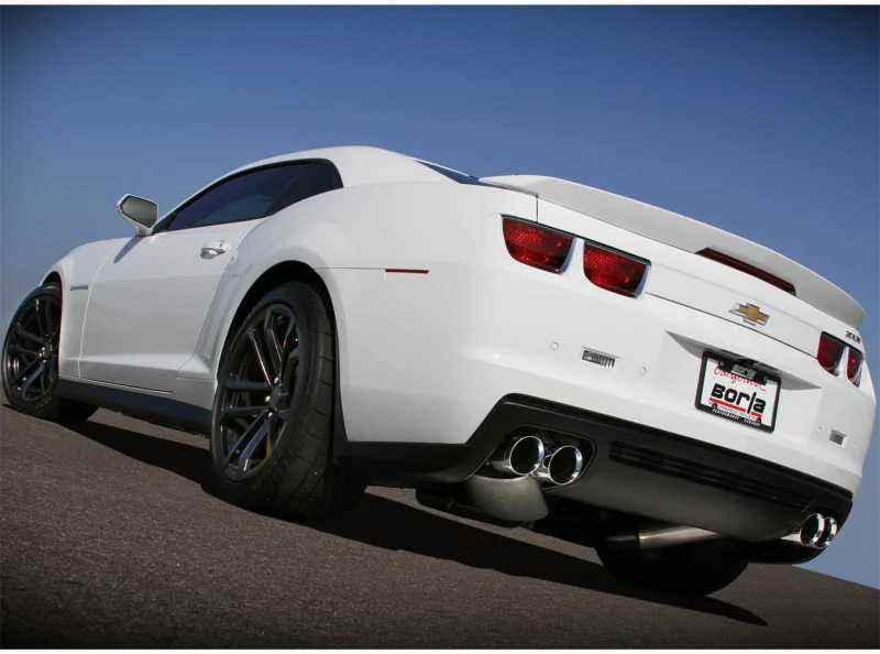 Borla 12-14 Chevrolet Camaro ZL1 Coupe 6.2L 8cyl AT/MT 6spd RWD Aggressive ATAK Catback Exhaust - Image 4