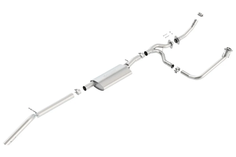 Borla 12-15 Jeep Wrangler 3.6L V6 Auto/Manual Trans Turndown Tip Dual Left Rear Exit Exhaust - Image 4