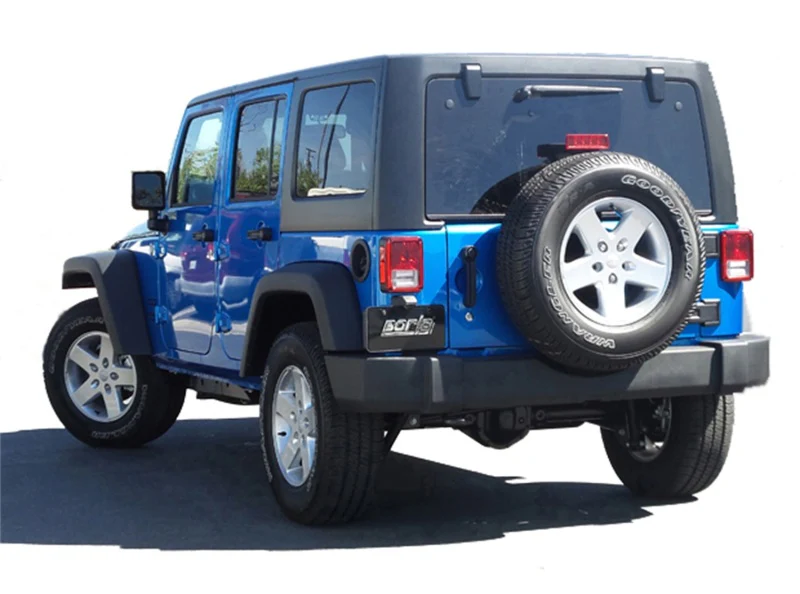 Borla 12-15 Jeep Wrangler 3.6L V6 Auto/Manual Trans Turndown Tip Dual Left Rear Exit Exhaust - Image 5
