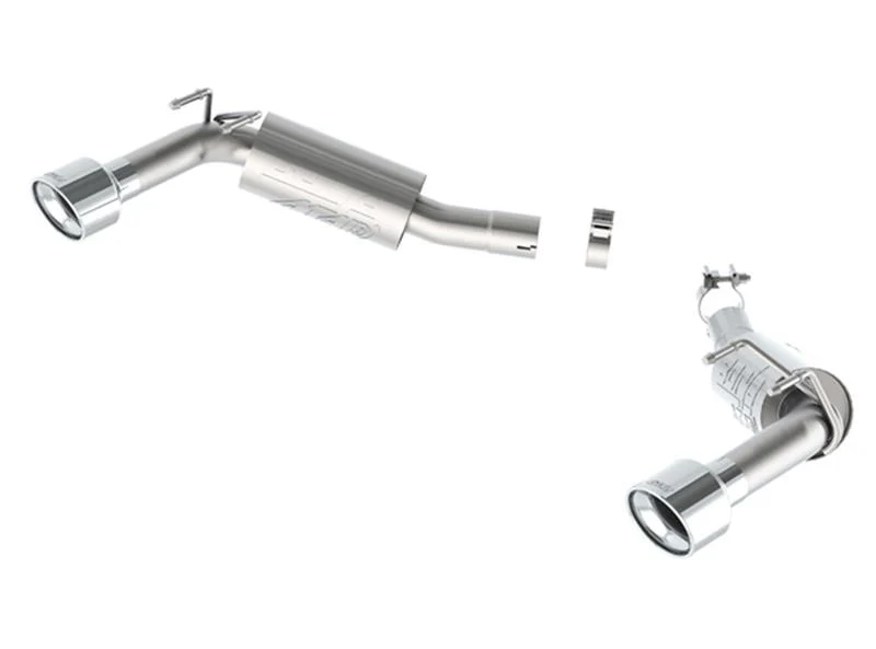 Borla 14-15 Camaro SS 6.2L V8 RWD Single Split Rr Exit ATAK Exhaust (rear section only) - Image 3