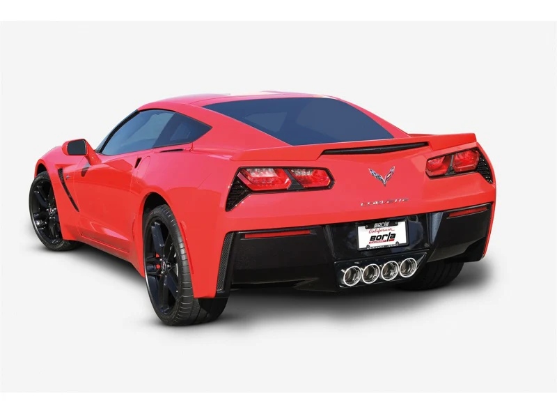 Borla 14-15 Chevy Corvette C7 w/o AFM w/o NPP Atak Rear Section Exhaust Quad Rd RL Tips - Image 6